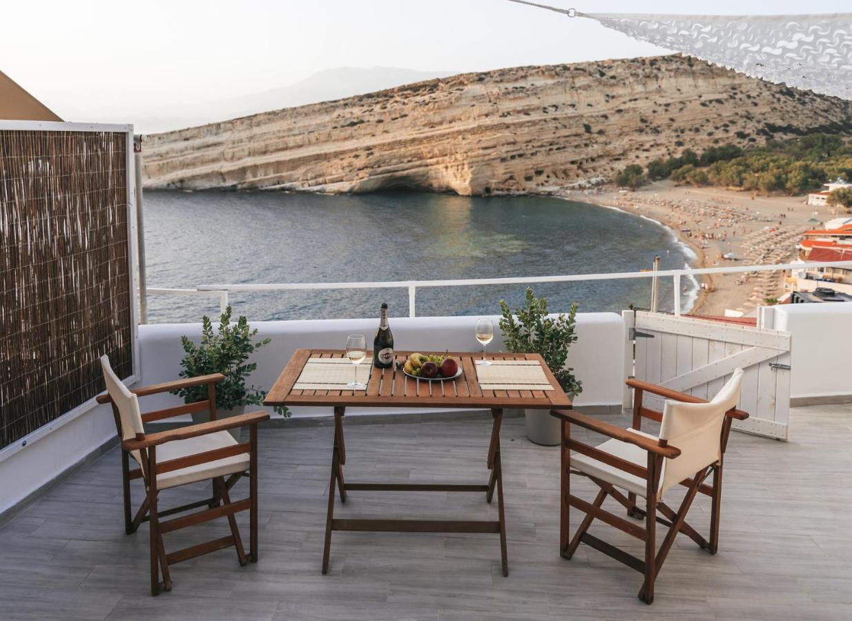 Nostos Cave Seaview Apartment Matala Exterior foto